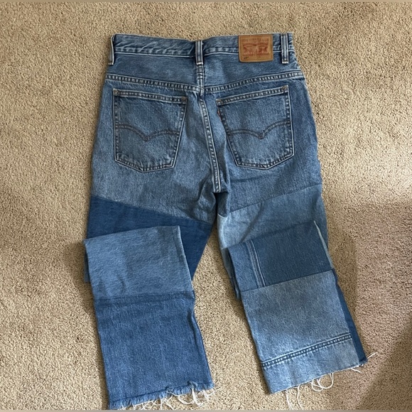 🎉2xHP🎉Levi's 505C Orange Tab Five Pocket Jeans - Picture 2 of 4